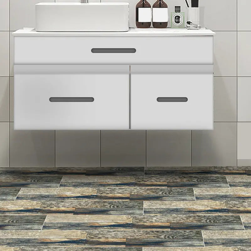 Classic Wood Grain Floor Stickers - Peel & Stick Decor