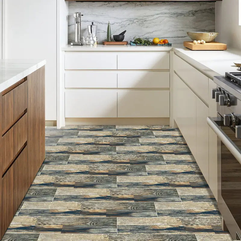 Classic Wood Grain Floor Stickers - Peel & Stick Decor