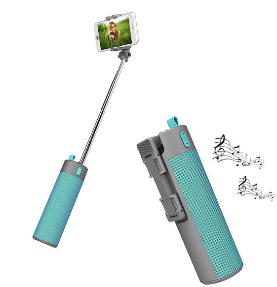 Bluetooth Selfie Stick with Portable Power Bank