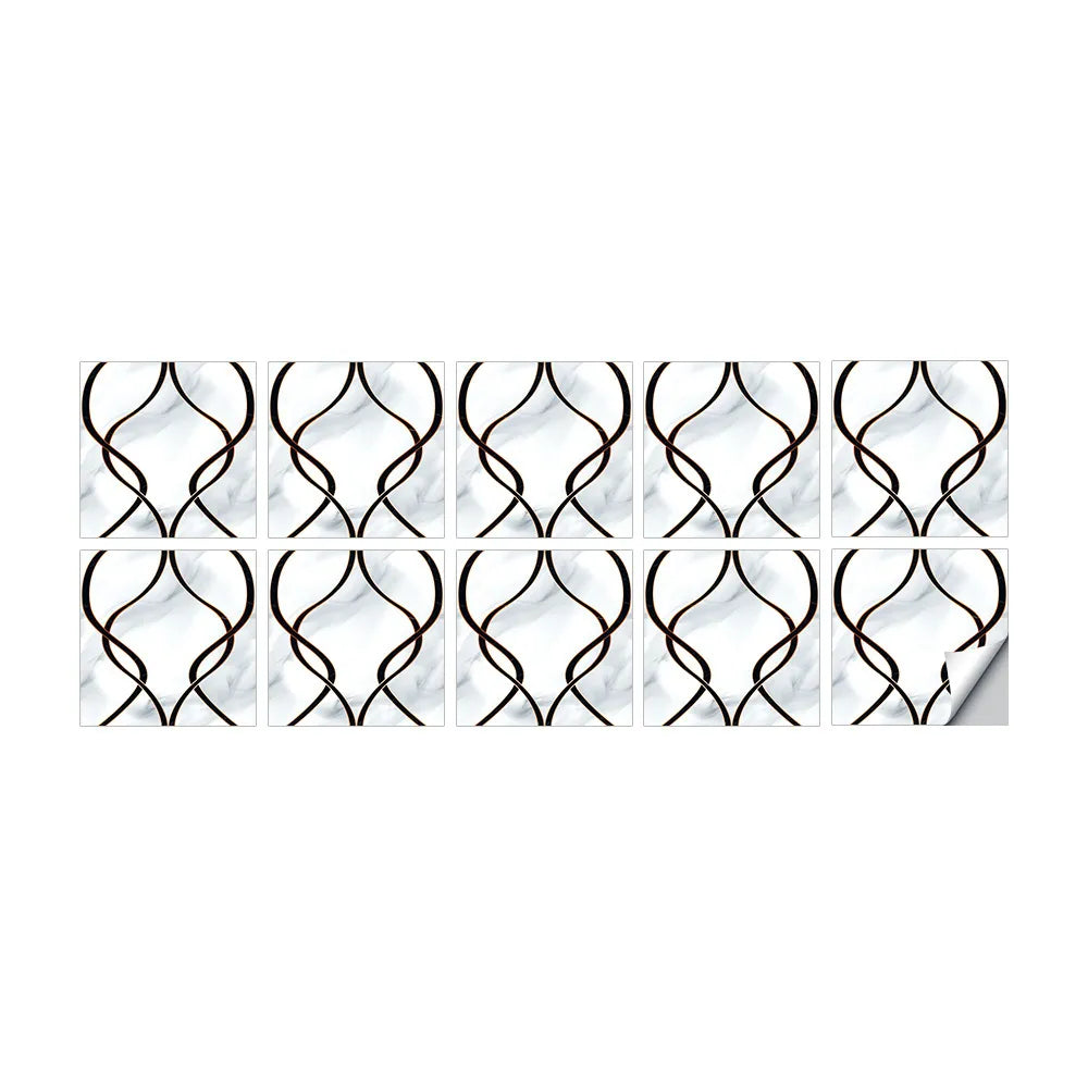 PVC Imitation Epoxy Tile Sticker