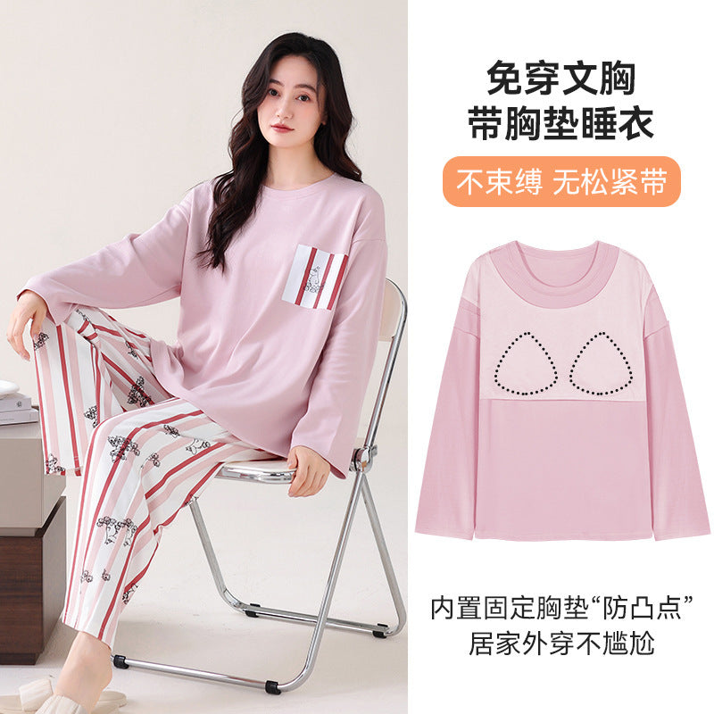 Women's Hooded Cotton Pajama Set
