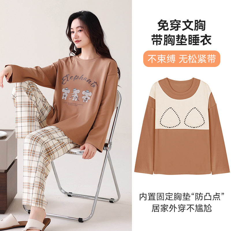 Women's Hooded Cotton Pajama Set