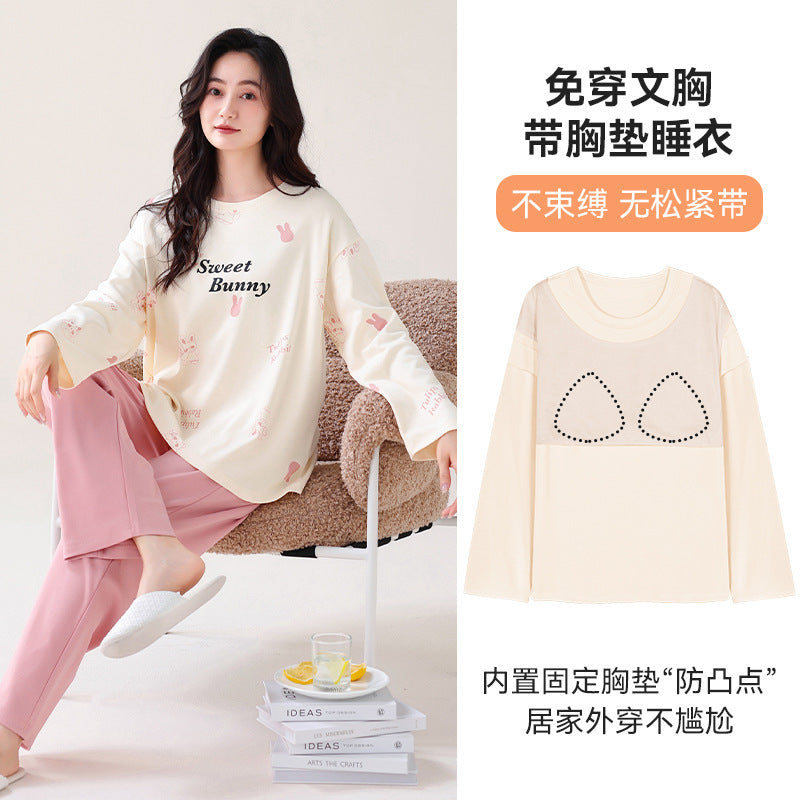 Women's Hooded Cotton Pajama Set