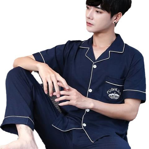 Men's 100% Cotton Summer Pajama Set