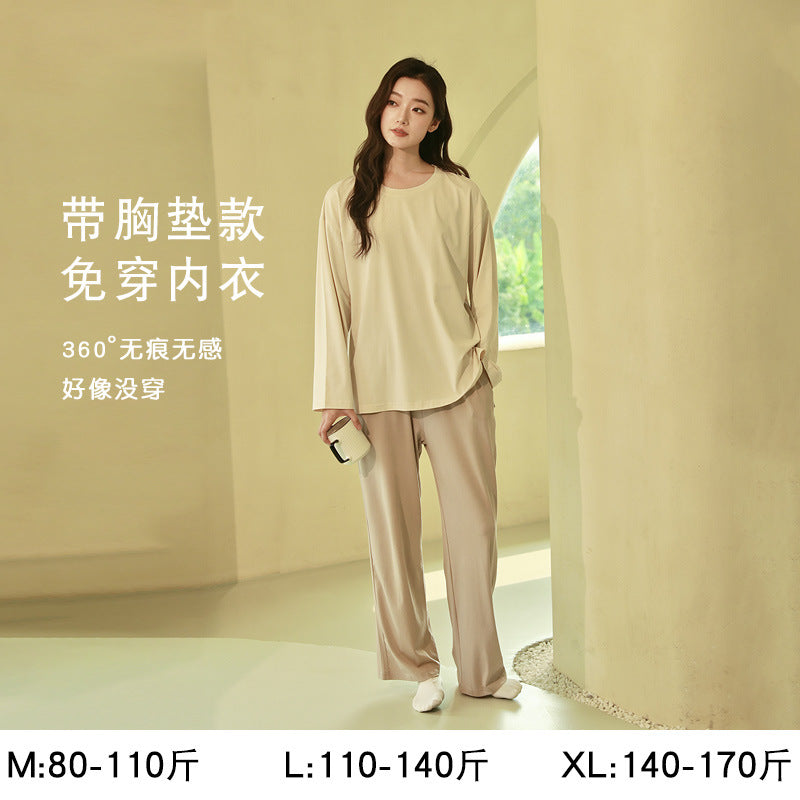 Women's Pure Cotton Striped Pajama Set