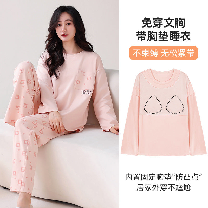 Women's Hooded Cotton Pajama Set