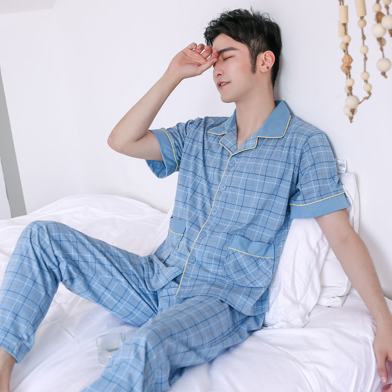 Men's 100% Cotton Summer Pajama Set