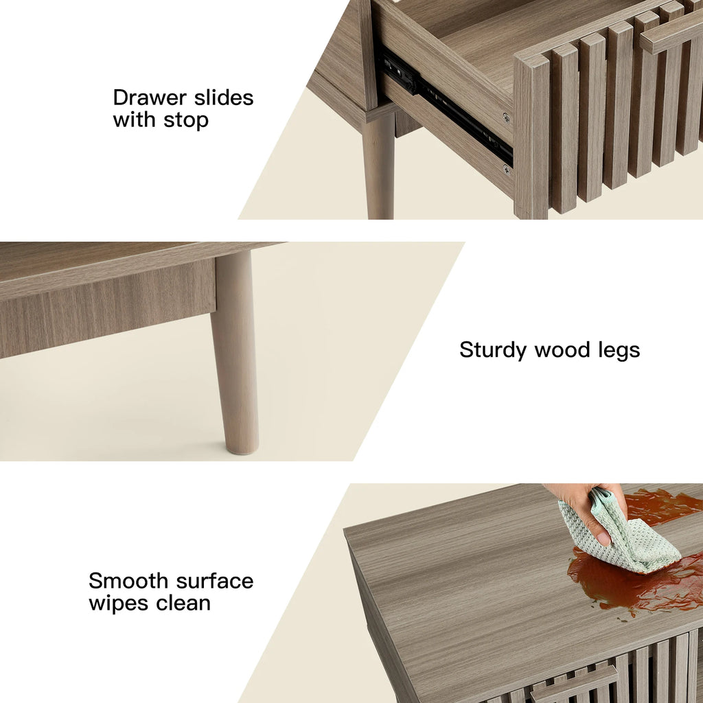 Mid-Century Modern Coffee Table with Storage