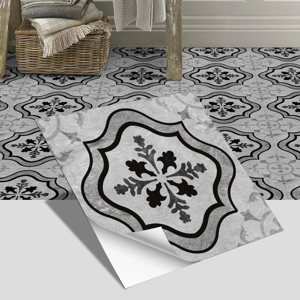European-Style Peel-and-Stick Tile Stickers (5-Pack)