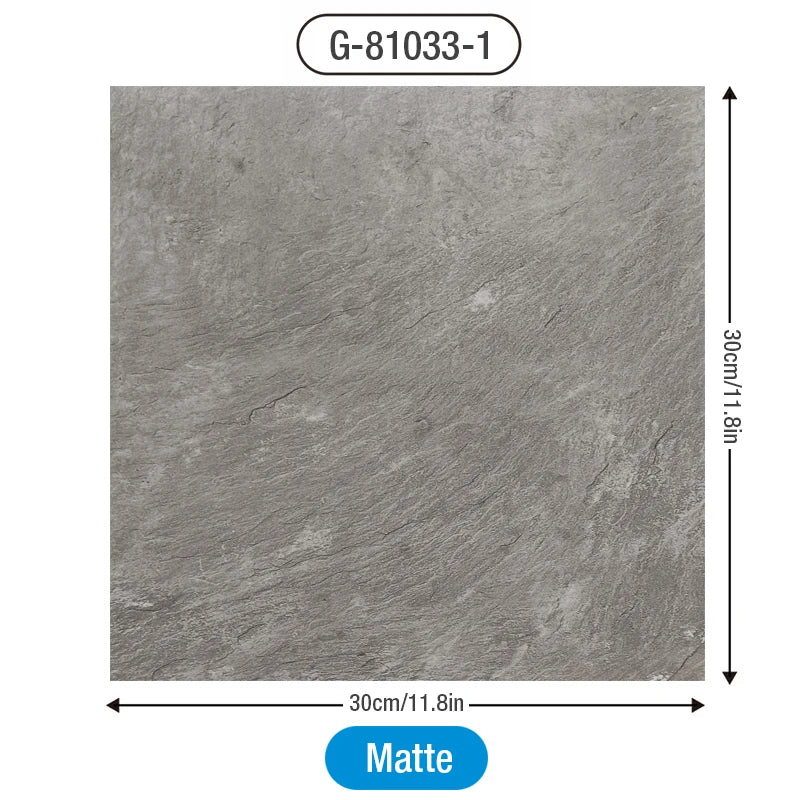 Marble-Look Peel-and-Stick Floor Tile Sticker