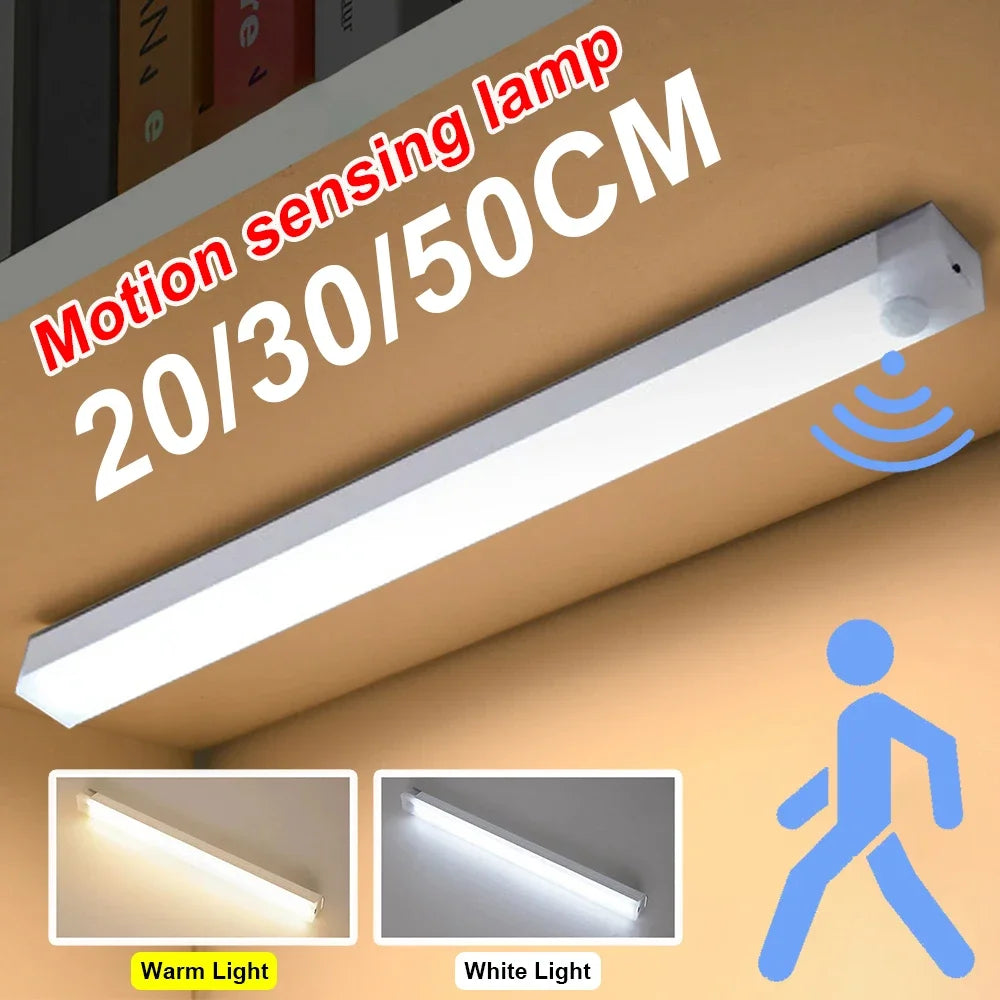 LED Motion Sensor Bar Light (USB Rechargeable)