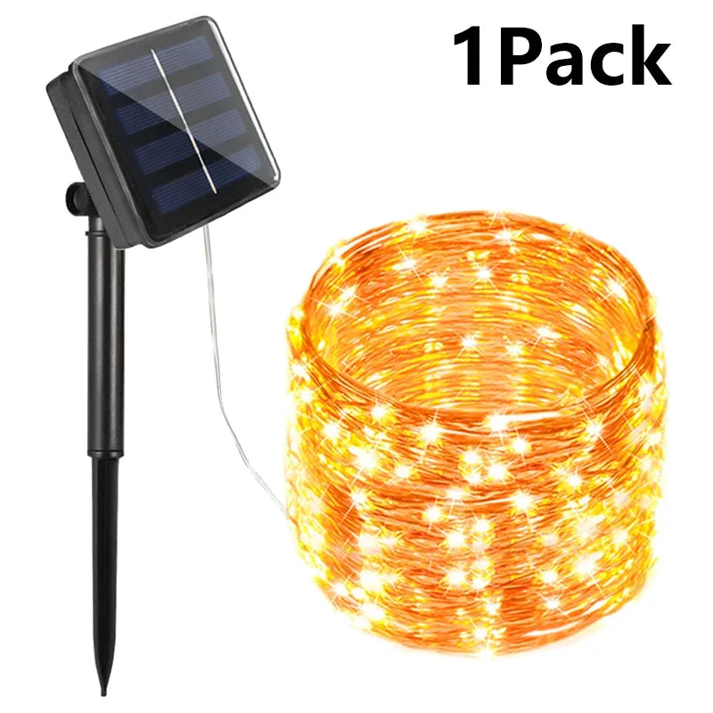 Solar LED String Fairy Lights (Outdoor)