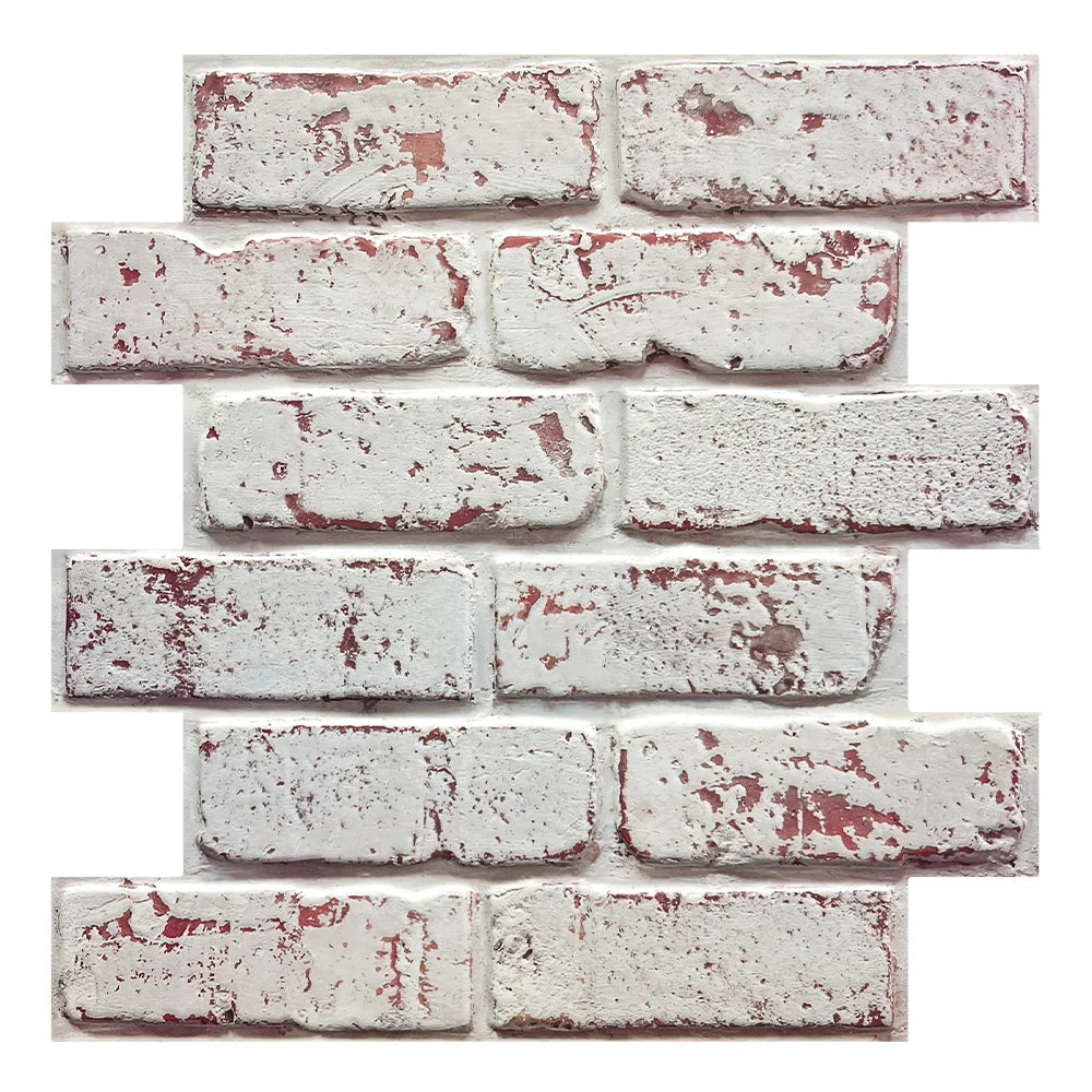 3D Brick Peel-and-Stick Wall Panels
