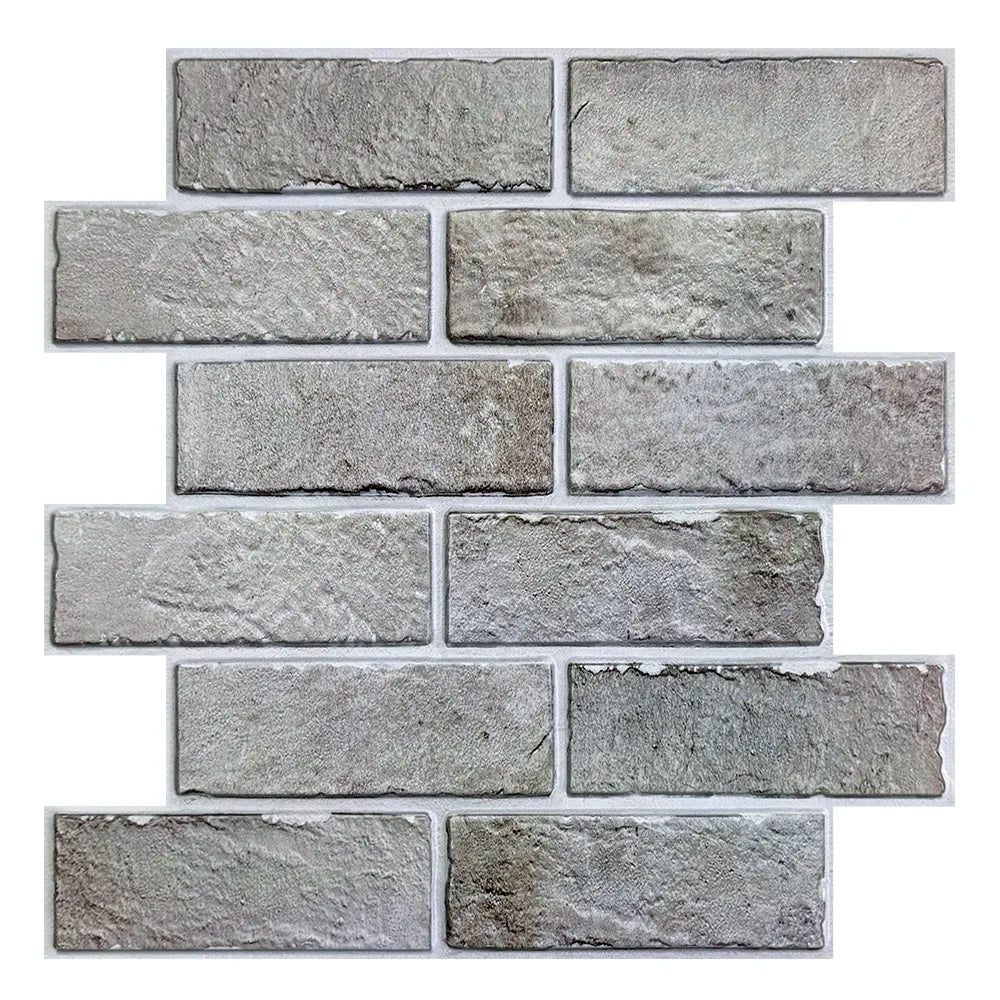 3D Brick Peel-and-Stick Wall Panels