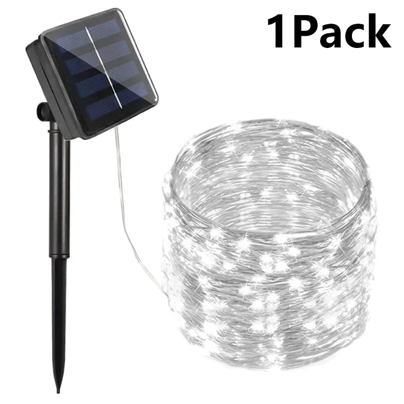 Solar LED String Fairy Lights (Outdoor)