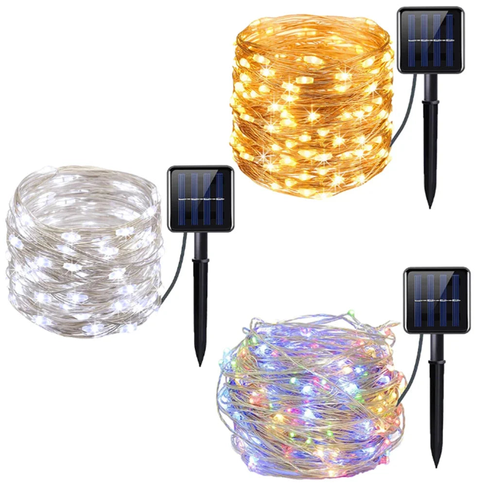 Solar LED String Fairy Lights (Outdoor)
