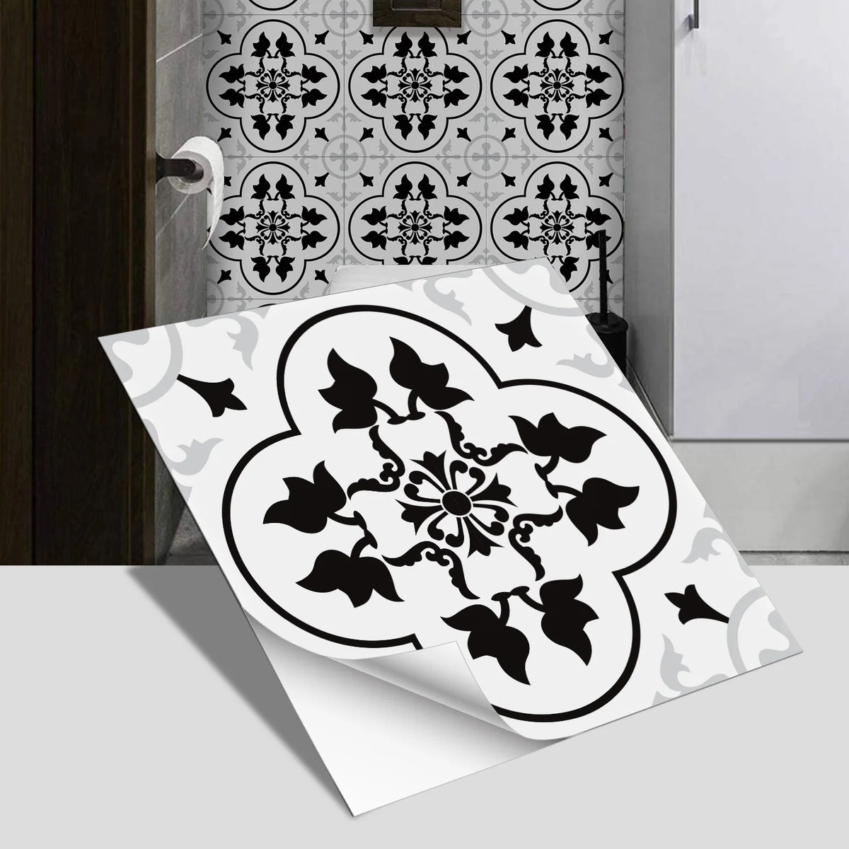 European-Style Peel-and-Stick Tile Stickers (5-Pack)