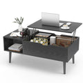 Lift-Top Coffee Table with Hidden Storage