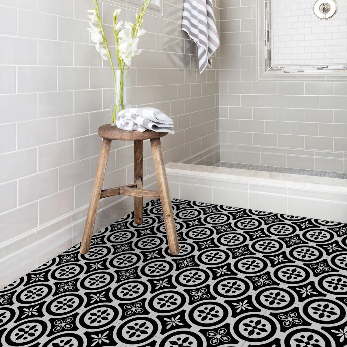 European-Style Peel-and-Stick Tile Stickers (5-Pack)