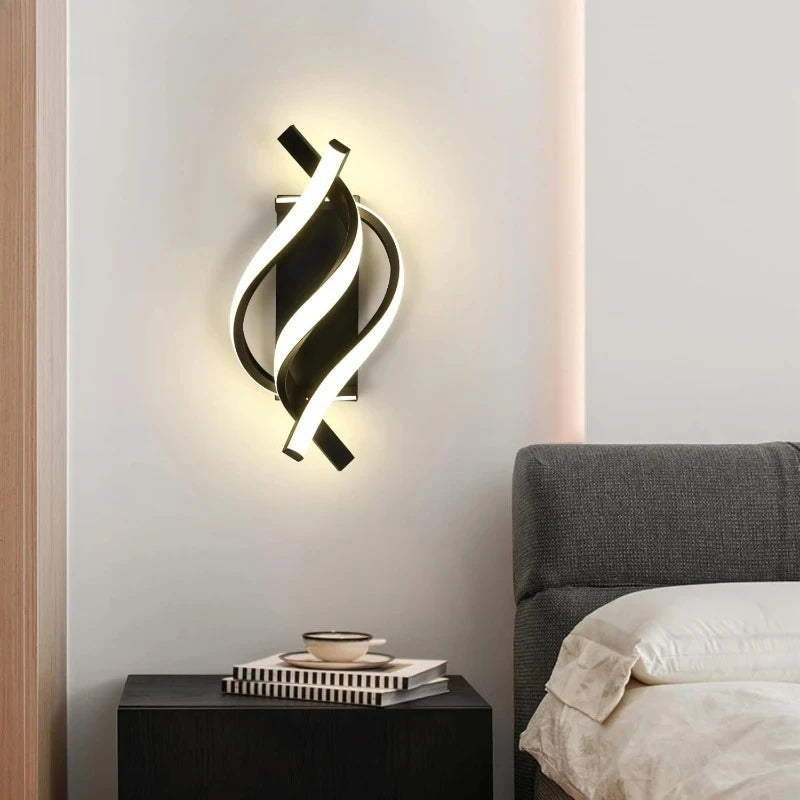 Modern Curved LED Wall Light