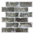 3D Brick Peel-and-Stick Wall Panels