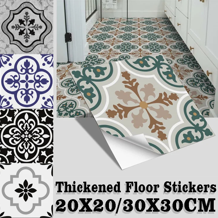 European-Style Peel-and-Stick Tile Stickers (5-Pack)