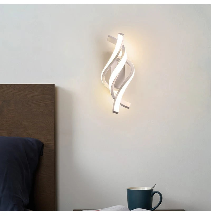 Modern Curved LED Wall Light