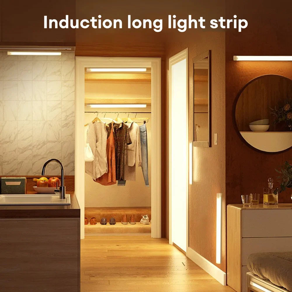 LED Motion Sensor Bar Light (USB Rechargeable)