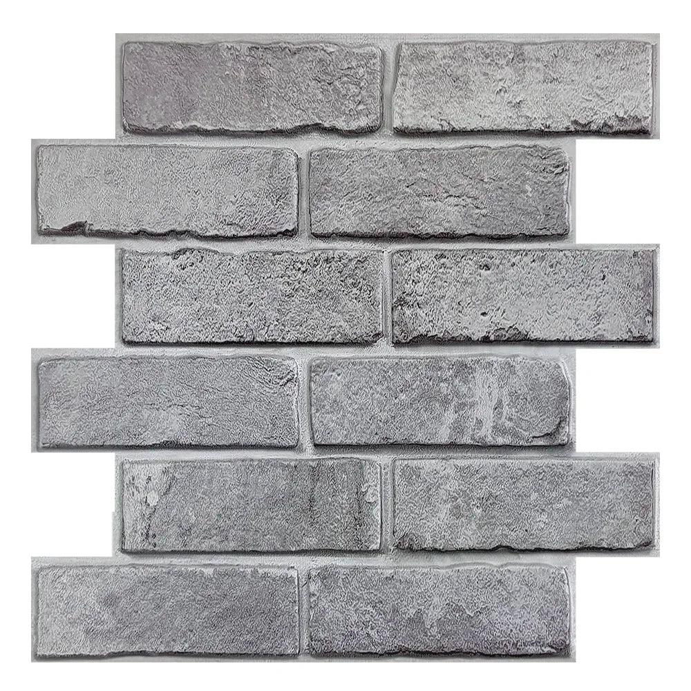 3D Brick Peel-and-Stick Wall Panels