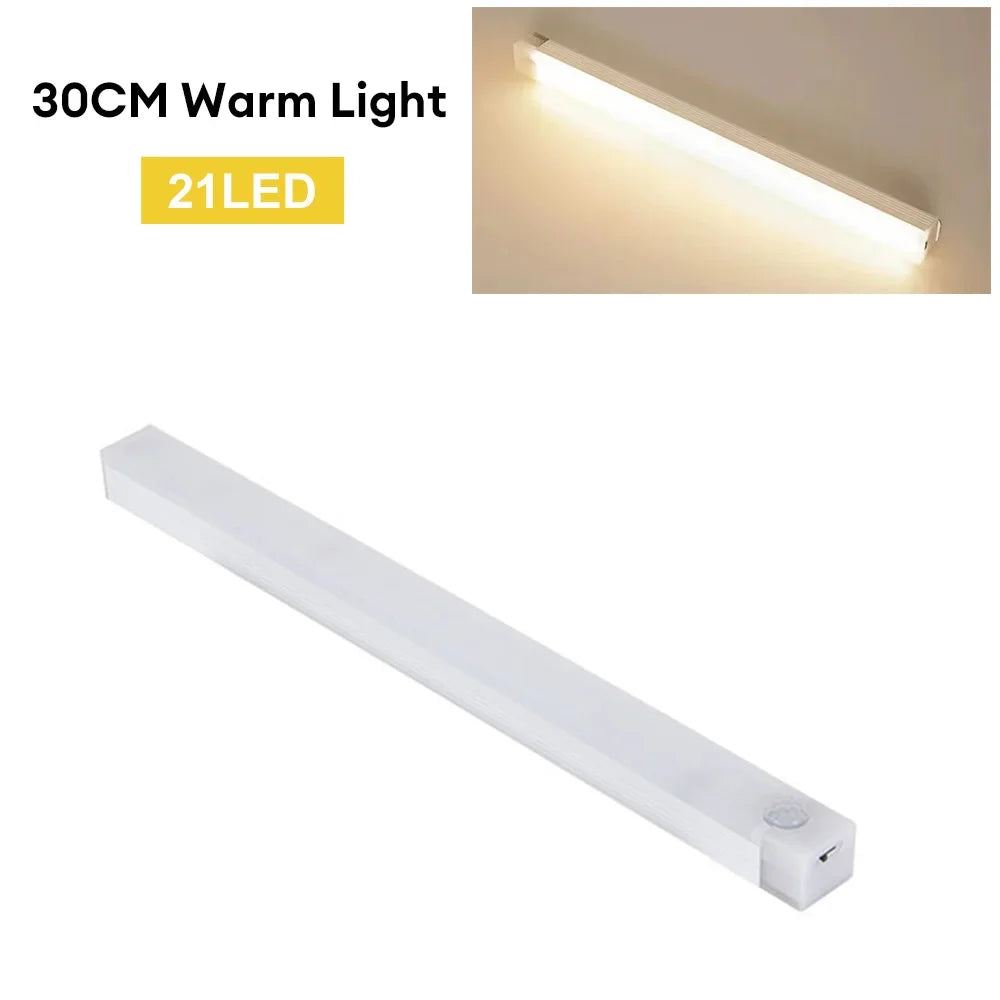 LED Motion Sensor Bar Light (USB Rechargeable)