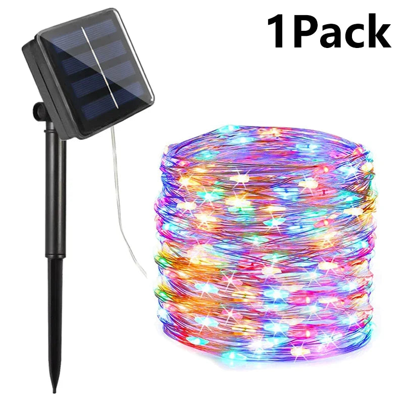 Solar LED String Fairy Lights (Outdoor)
