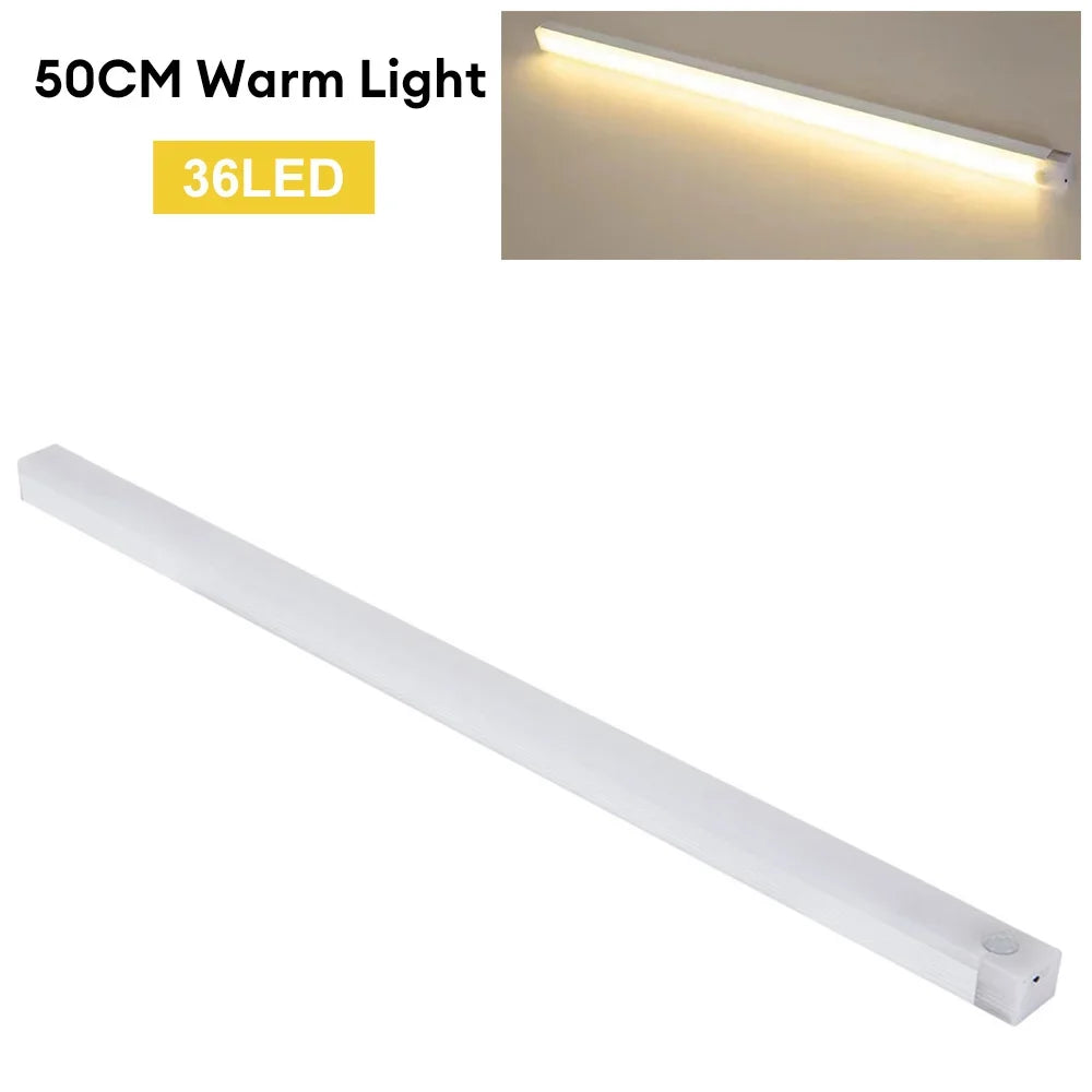 LED Motion Sensor Bar Light (USB Rechargeable)