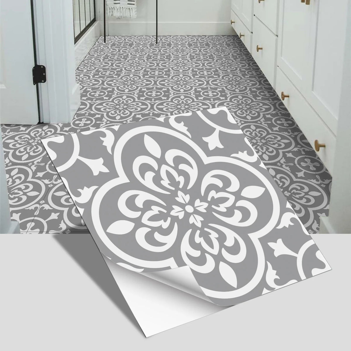 European-Style Peel-and-Stick Tile Stickers (5-Pack)