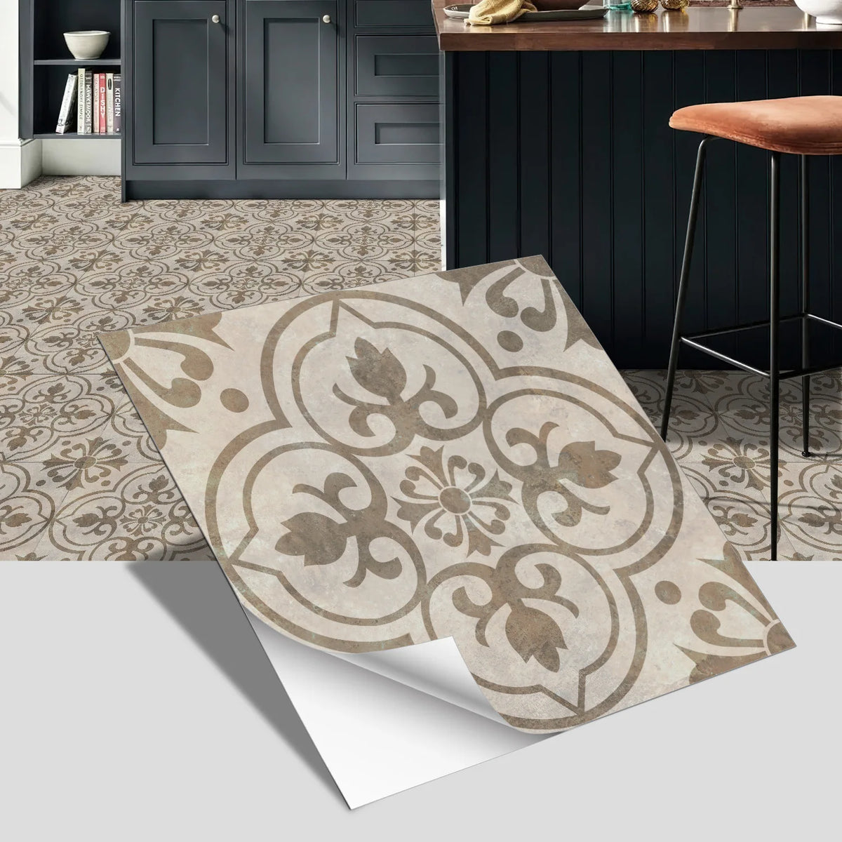 European-Style Peel-and-Stick Tile Stickers (5-Pack)