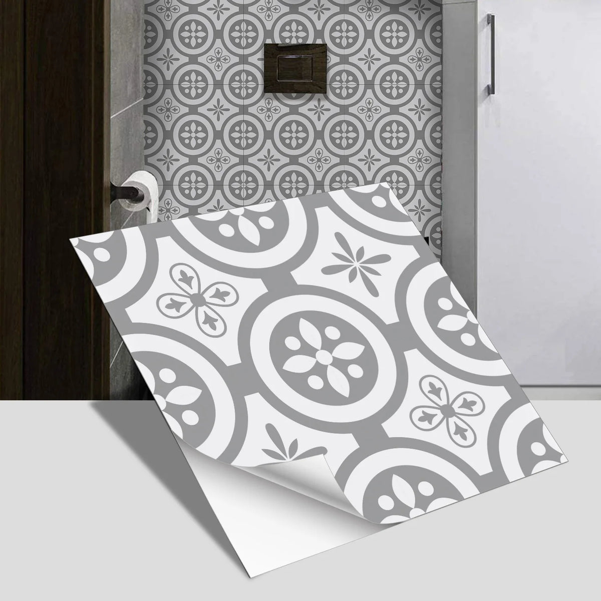 European-Style Peel-and-Stick Tile Stickers (5-Pack)