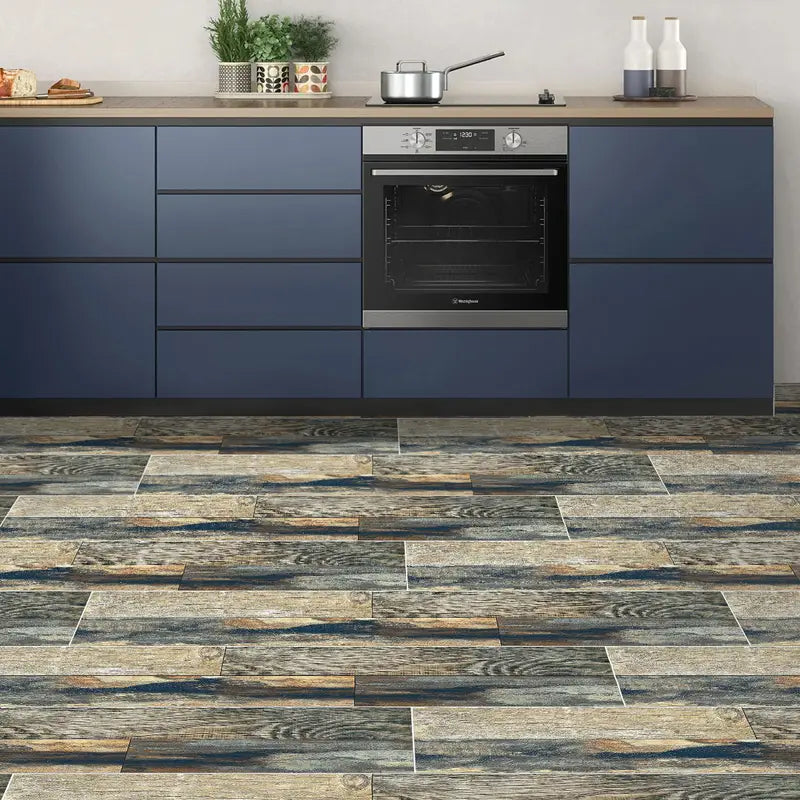 Classic Wood Grain Floor Stickers - Peel & Stick Decor