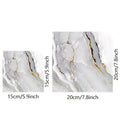 16pcs Waterproof Marble Tile Stickers for Home Decor